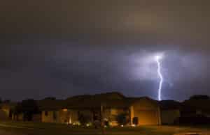 Lightning strike